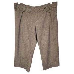 Maurices Capris Wide Leg | Light Heather Gray | Size 18